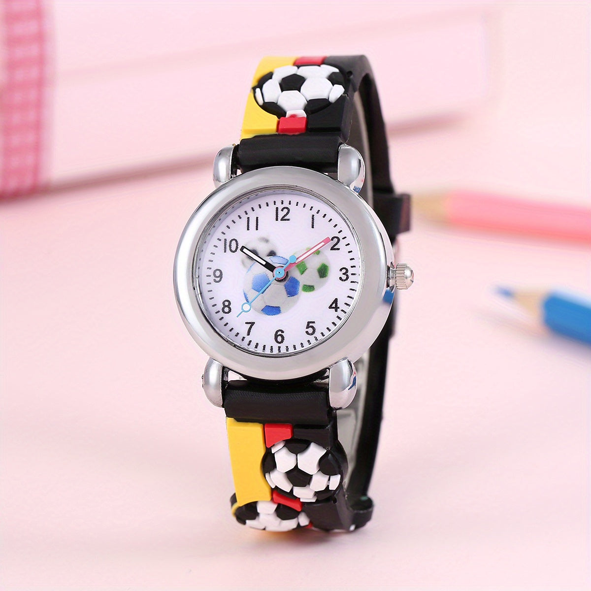 Football Cartoon Watch for Kids - Learn the Time with Fun