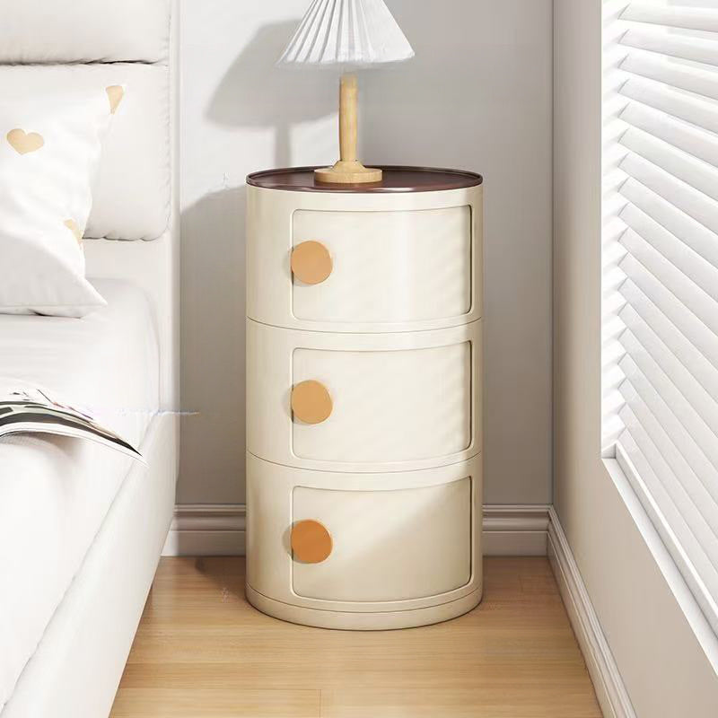 LumiStack Acrylic Bedside Table – Modern and Practical Storage