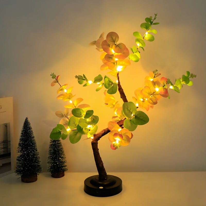 Serene Eucalyptus Tree Lamp - For Soothing Lighting and Natural Aesthetics