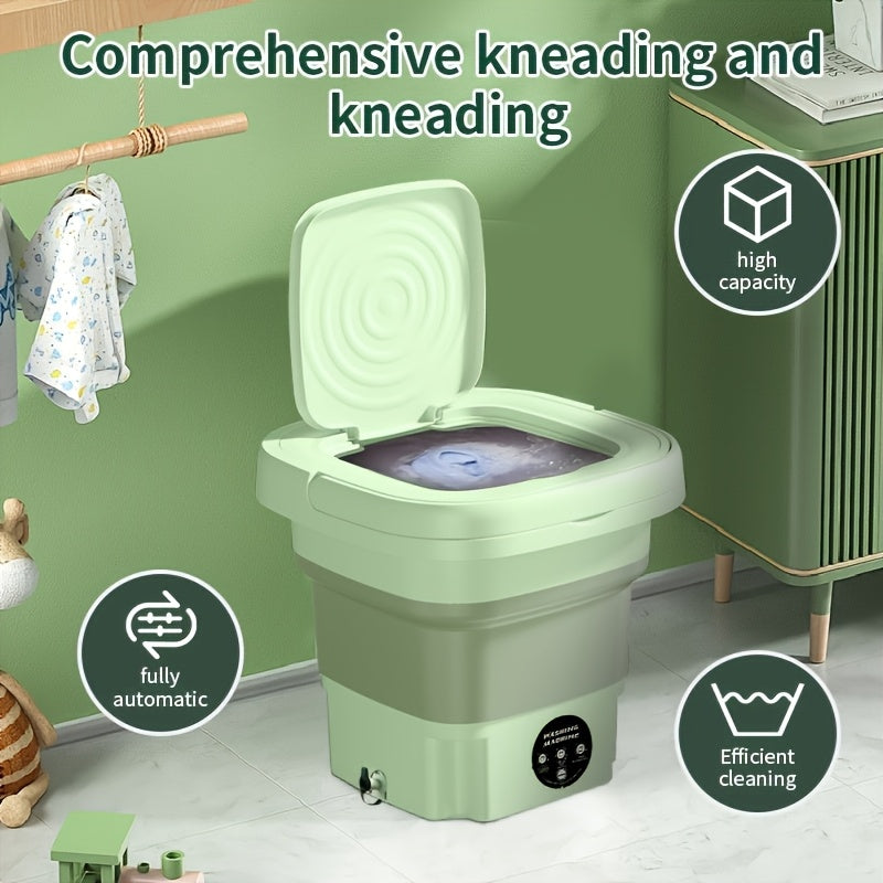 FlexiWash Foldable Washing Machine – Practical and Space-Saving
