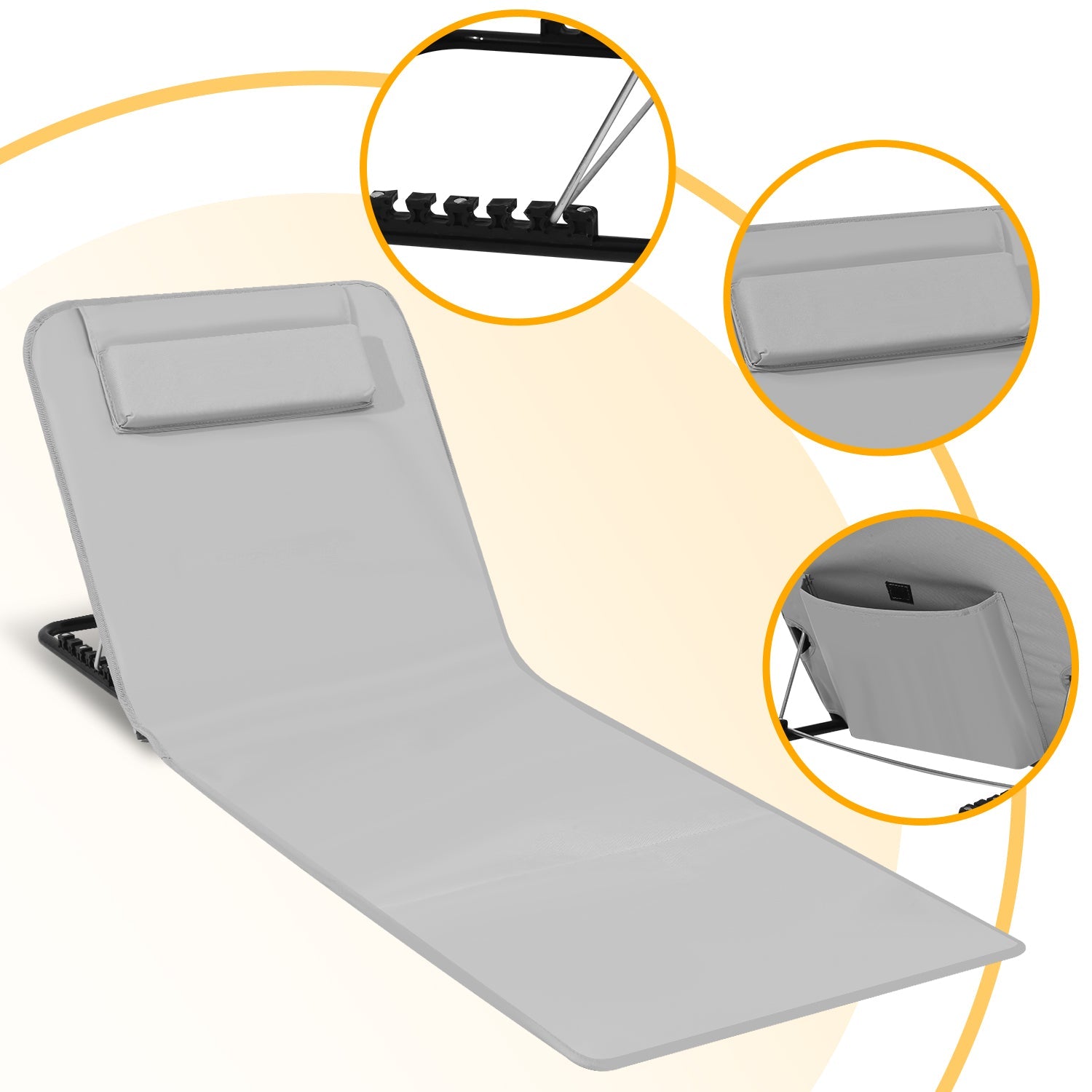 RelaxMate Portable Beach Lounger – Comfort and Convenience on the Go