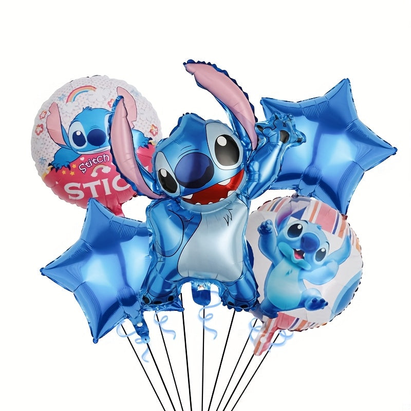 Stitch Balloon Set – 5 Pieces for a Magical Party