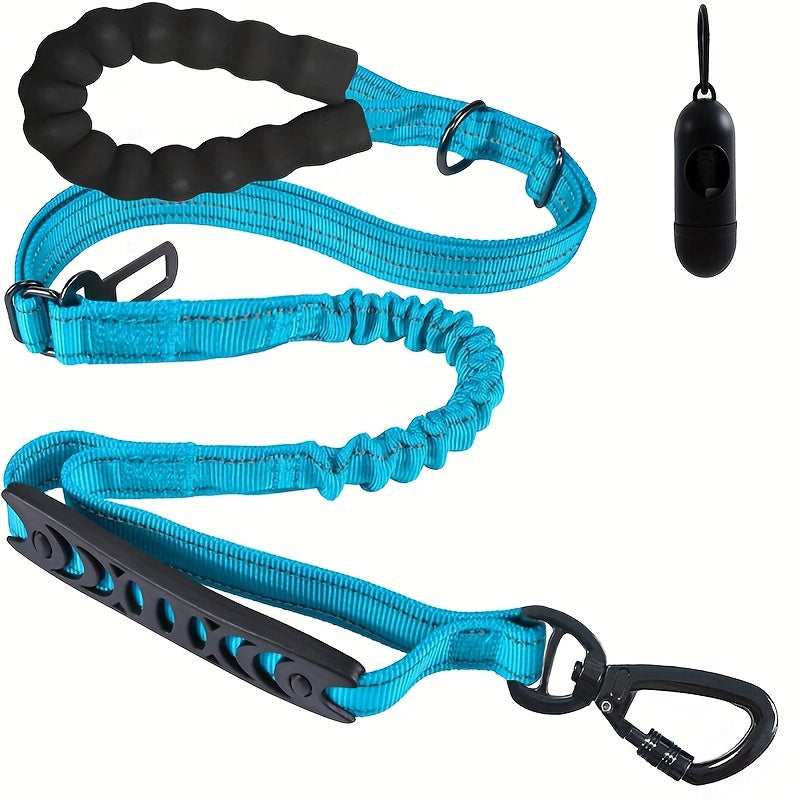 Adjustable Bungee Dog Lead – Shock Absorbing and Reflective for Large Dogs