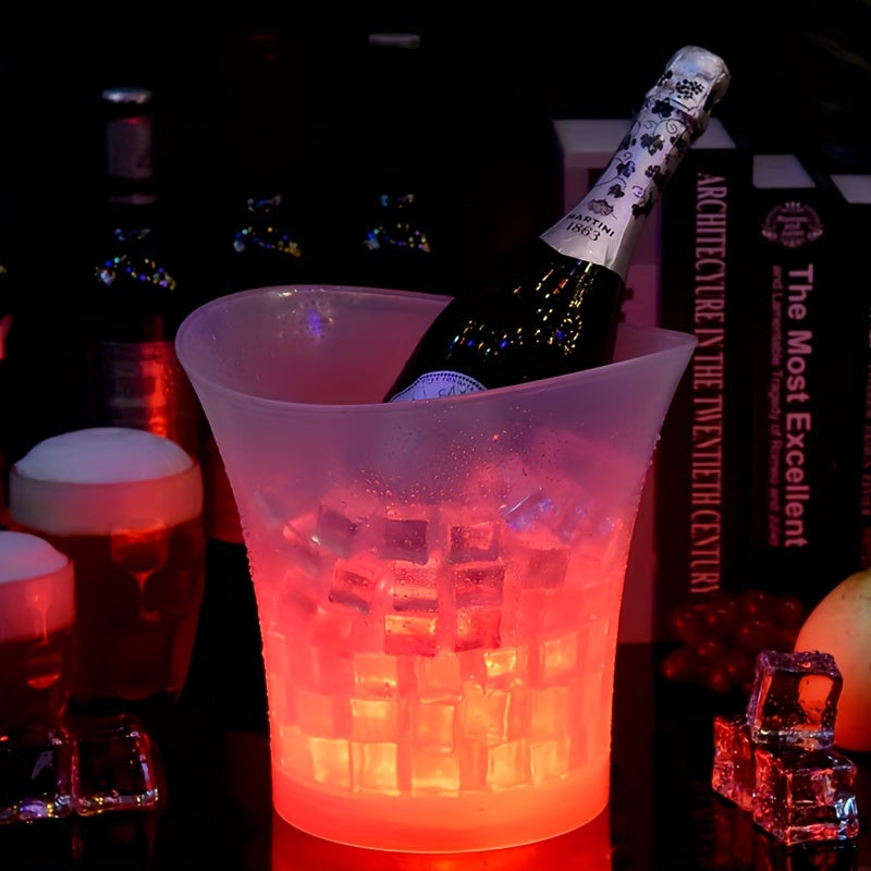 5L LED Illuminated Ice Bucket – Perfect for Champagne and Beer