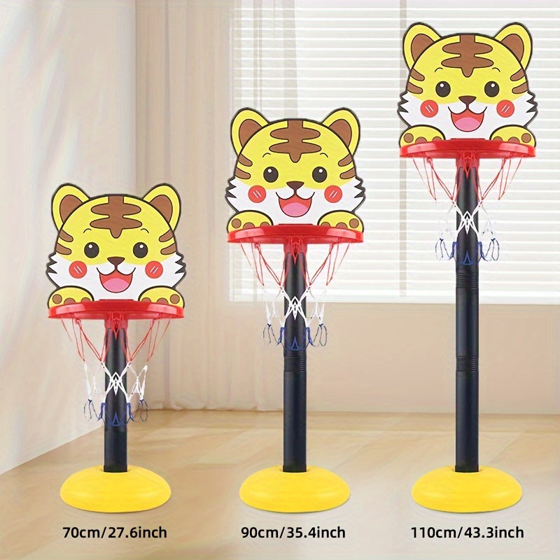 Cheerful Tiger Basketball Hoop - Ideal for Active Children