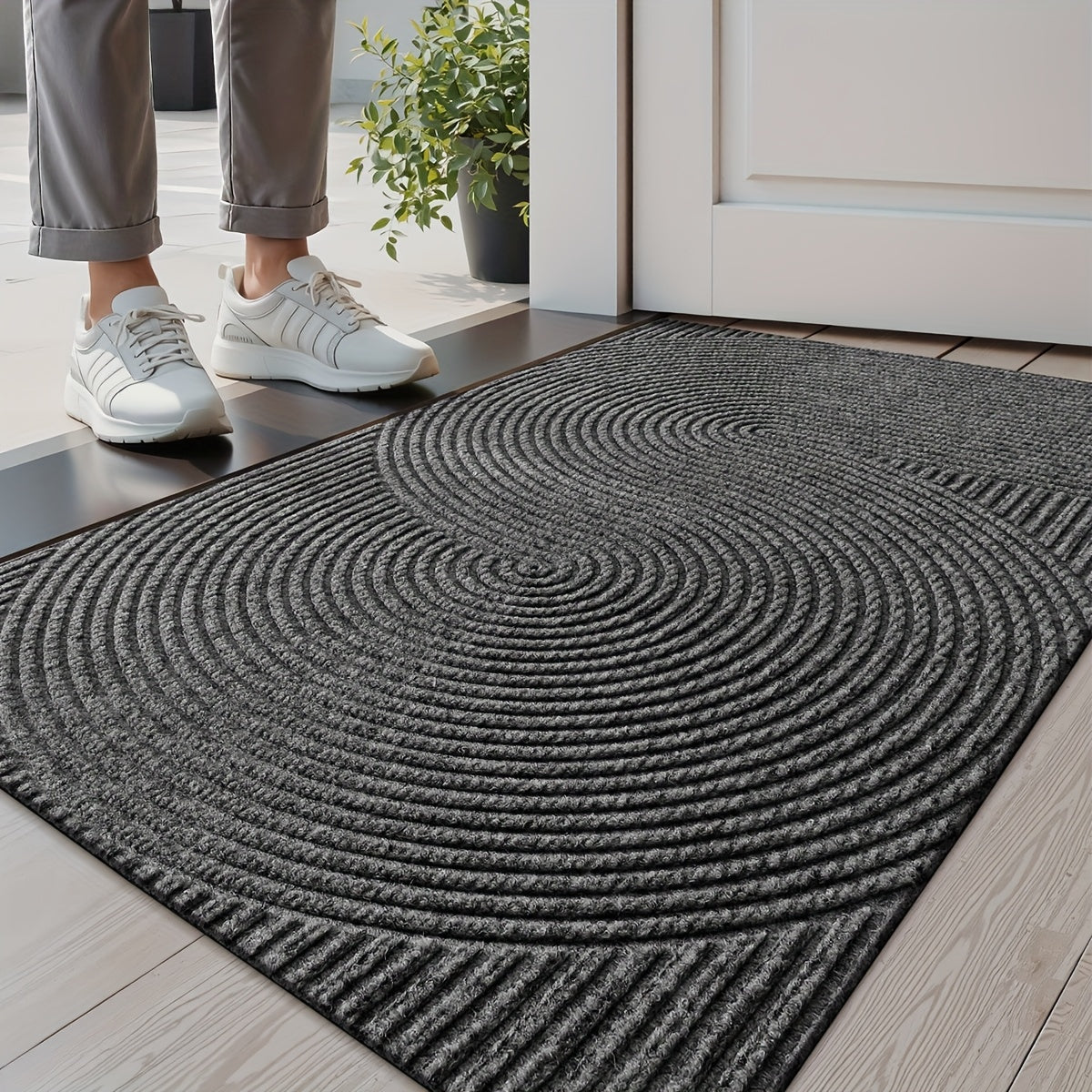 Dajiang Geometric Door Mat – Durable and Elegant