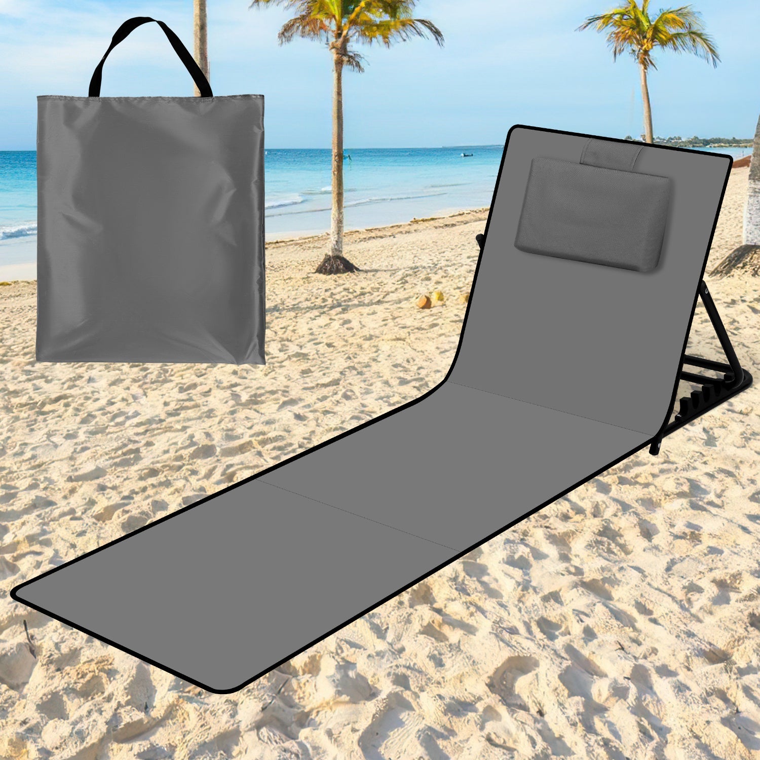 RelaxMate Portable Beach Lounger – Comfort and Convenience on the Go