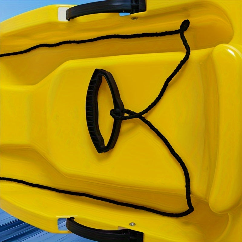 Versatile Ski Sledge with Brake – Perfect for Snow, Grass, and Ice, Incl. Towing Rope