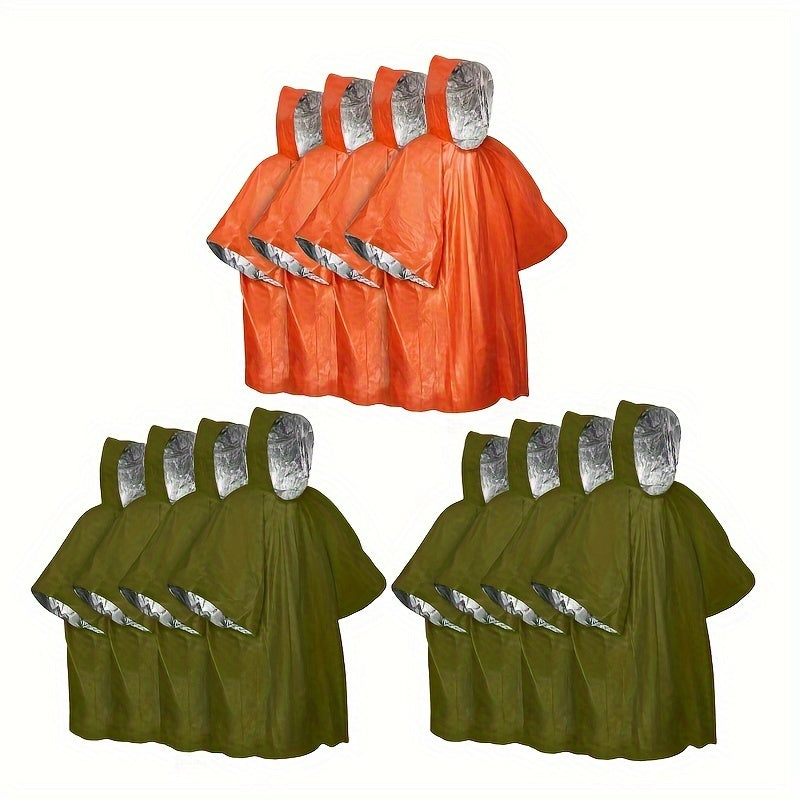 StormGuard Emergency Ponchos - Waterproof and Thermal Protection