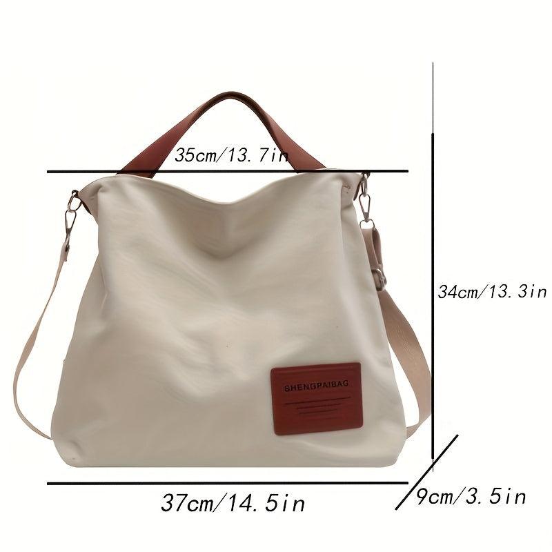 Stylish Canvas Shoulder Bag – Sienna