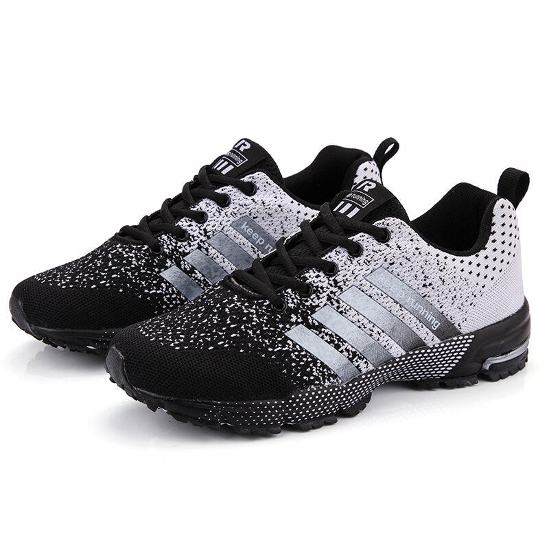 Men's Sneakers - Breathable | Reflective Running Shoes