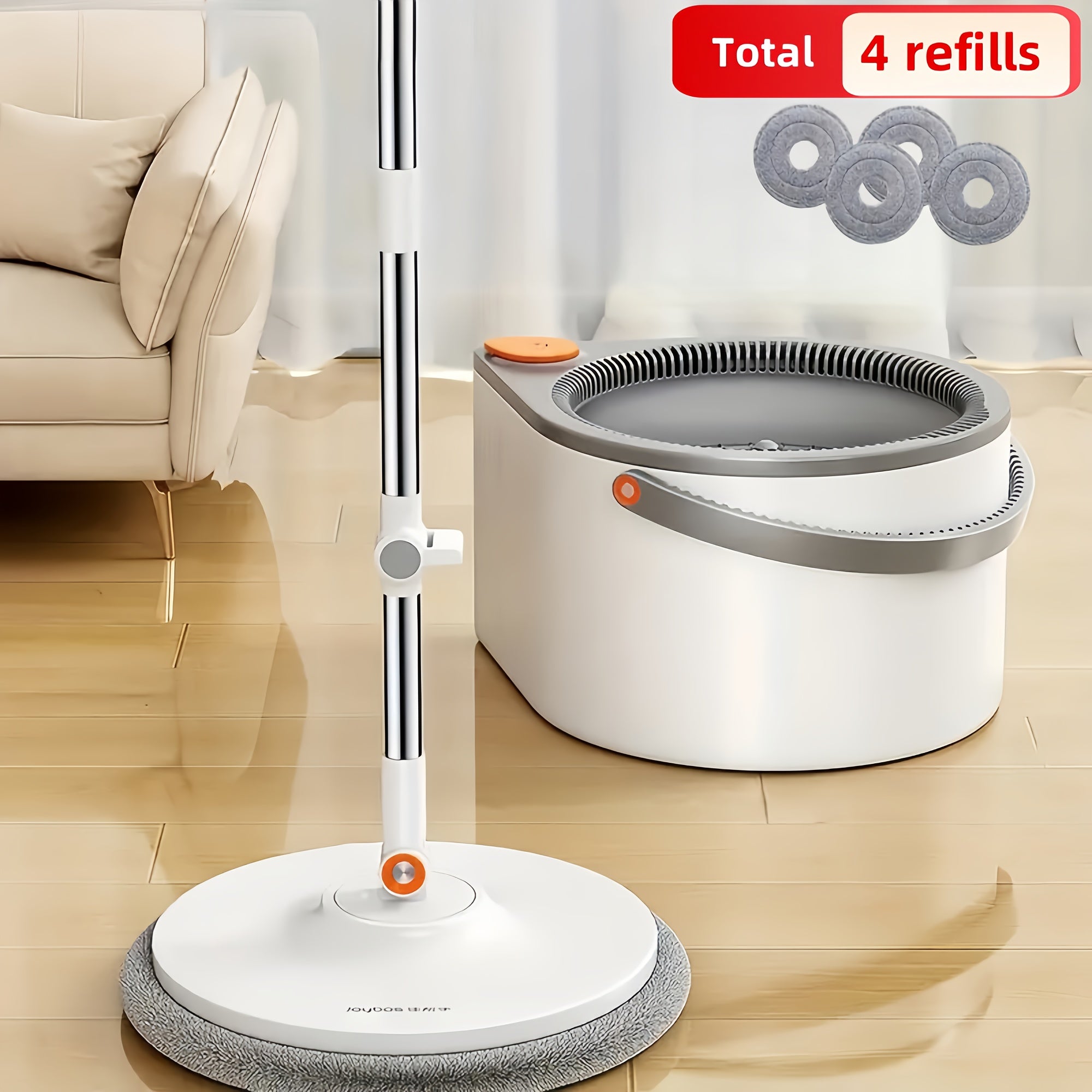 FlexiClean Spin Mop Set – Hands-Free, Adjustable and Efficient Cleaning