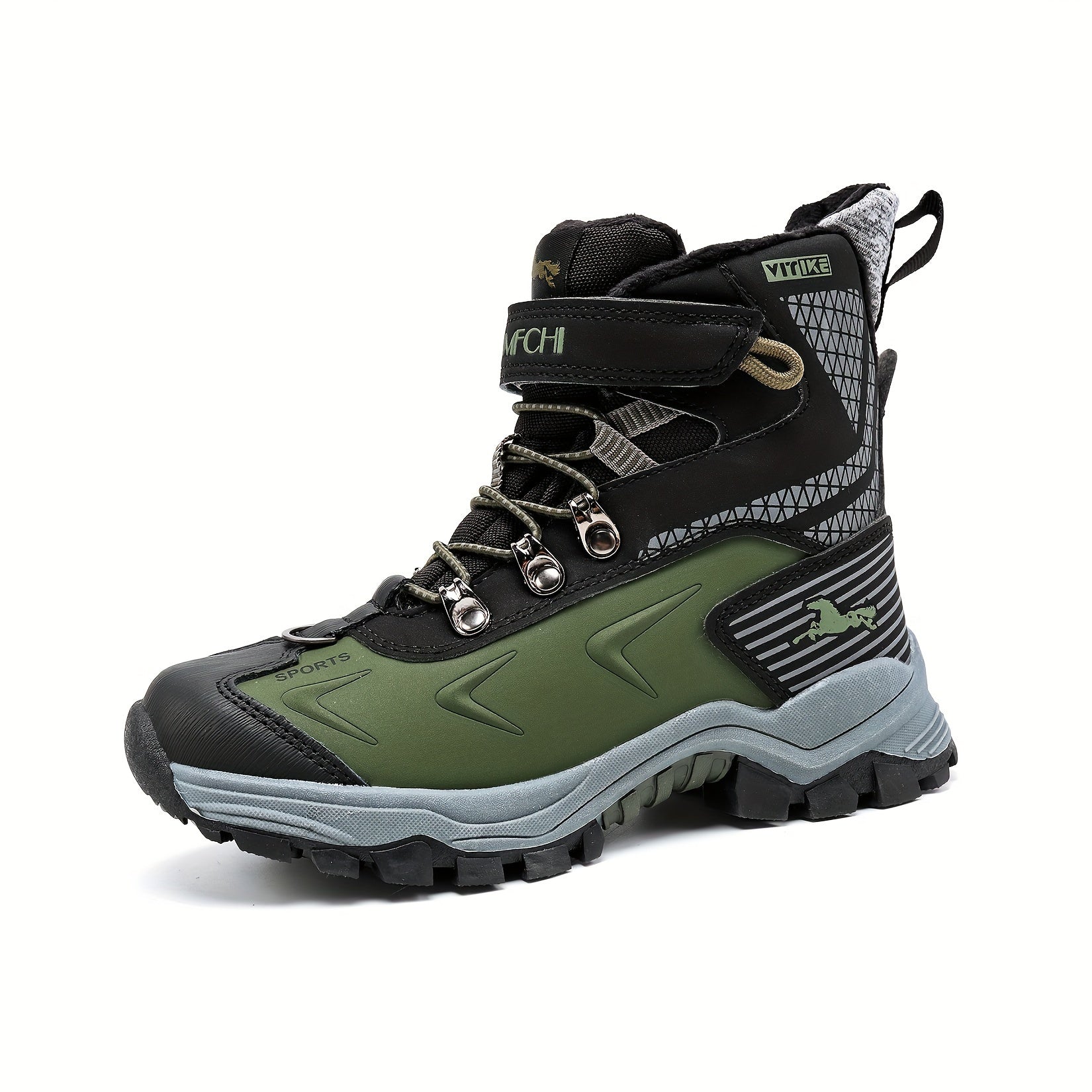 Ladies High-Top Snow Boots – Non-Slip Walking Shoes with Warm Lining