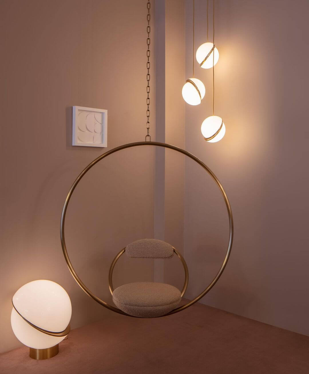Half Moon Pendant Light - LED Pendant Light