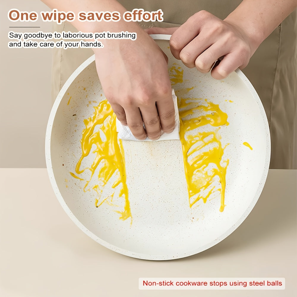 17-Piece Ceramic Cookware Set – Including Removable Handles and Deep Frying Pan