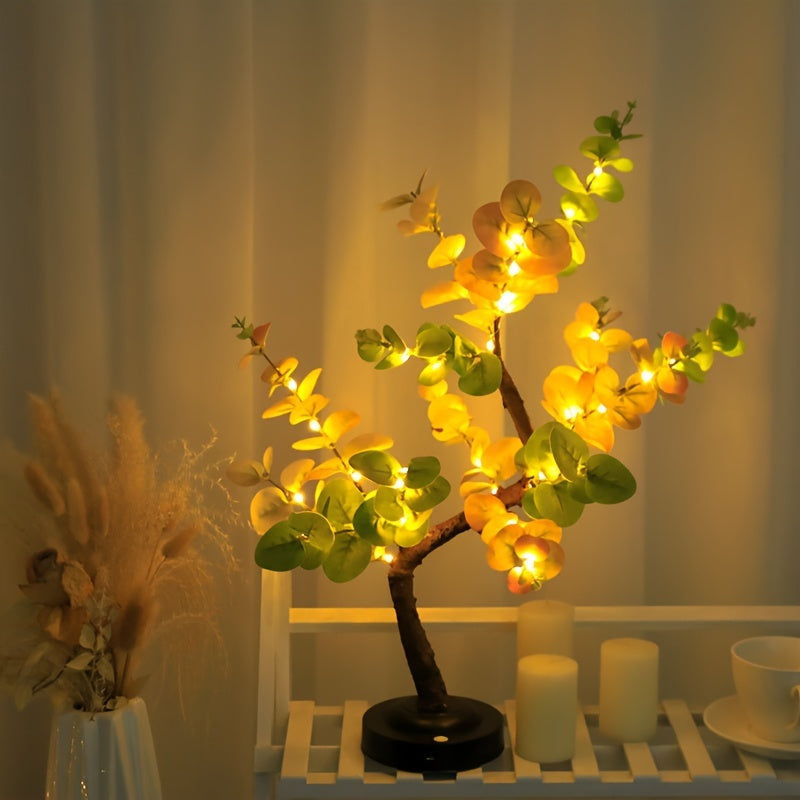 Serene Eucalyptus Tree Lamp - For Soothing Lighting and Natural Aesthetics