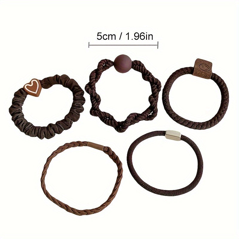 Charming Hair Elastic Set – For Stylish and Easy Hair Care