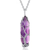 Stylish Crystal and Tree of Life Gemstone Necklace – Elara