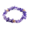 Stylish Bracelet Made of Natural Stones and Crystal Beads - Celine