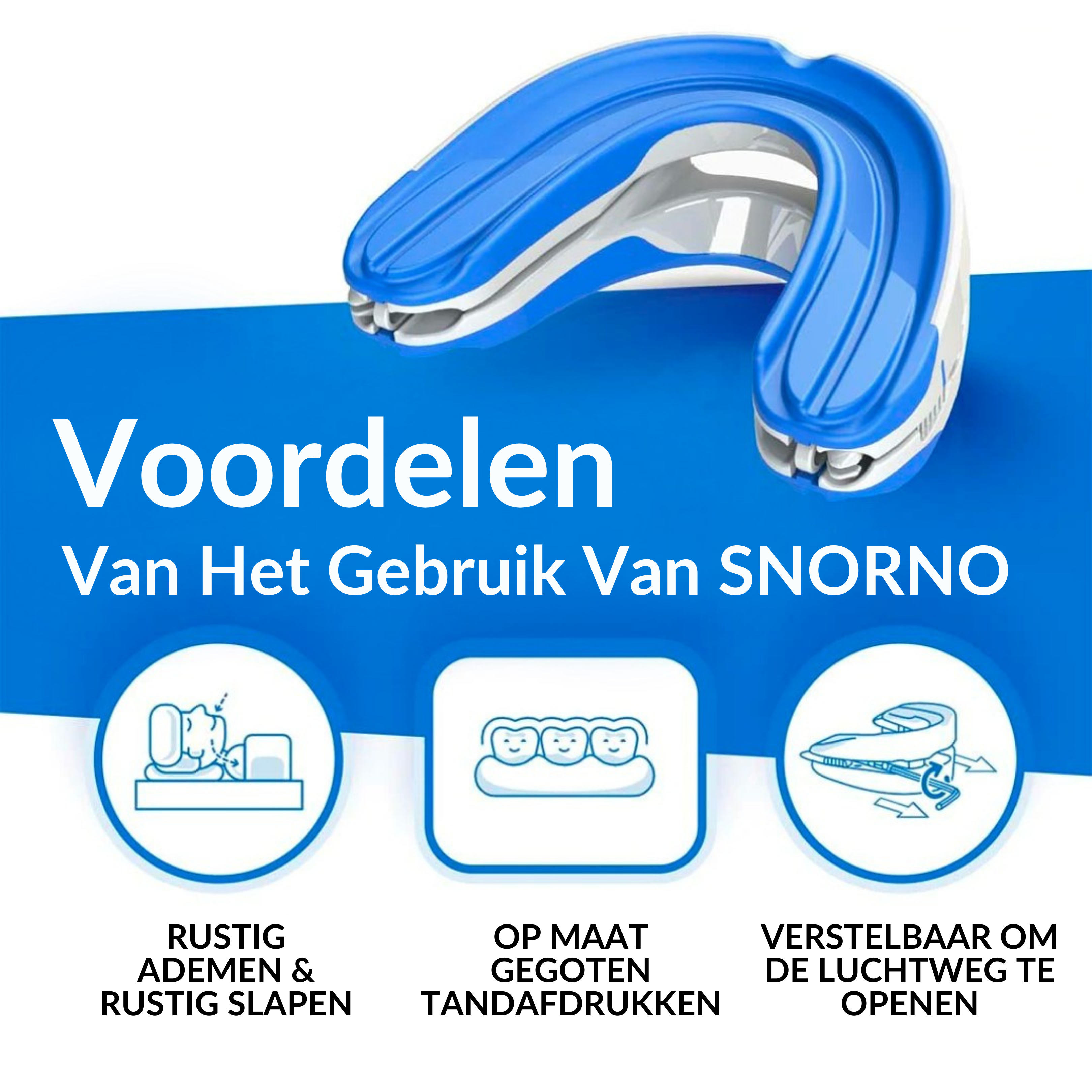 Anti-Snore Mouthpiece - Premium Comfort Snoring Prevention