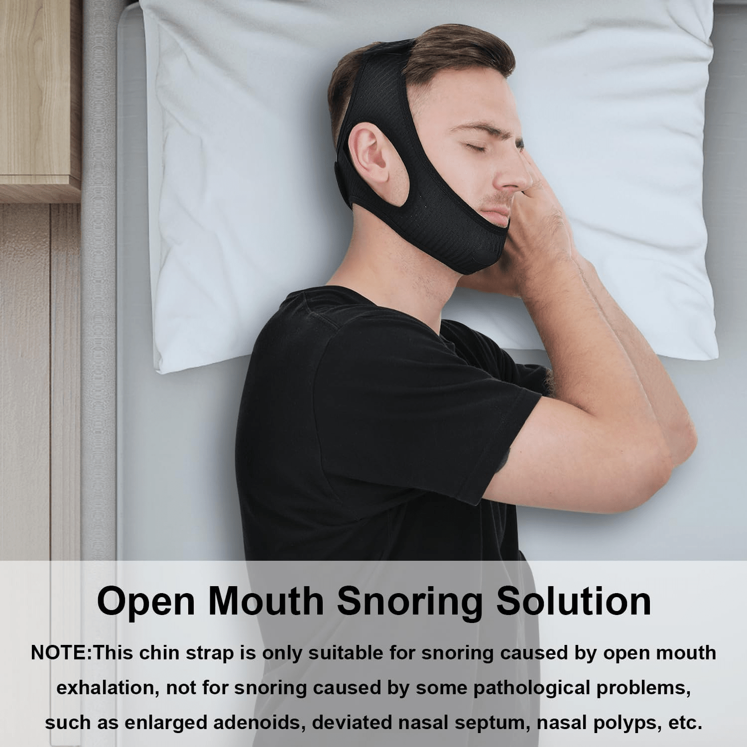 OrthoPlus - Anti-Snore Chin Strap - Effective Snoring Solution