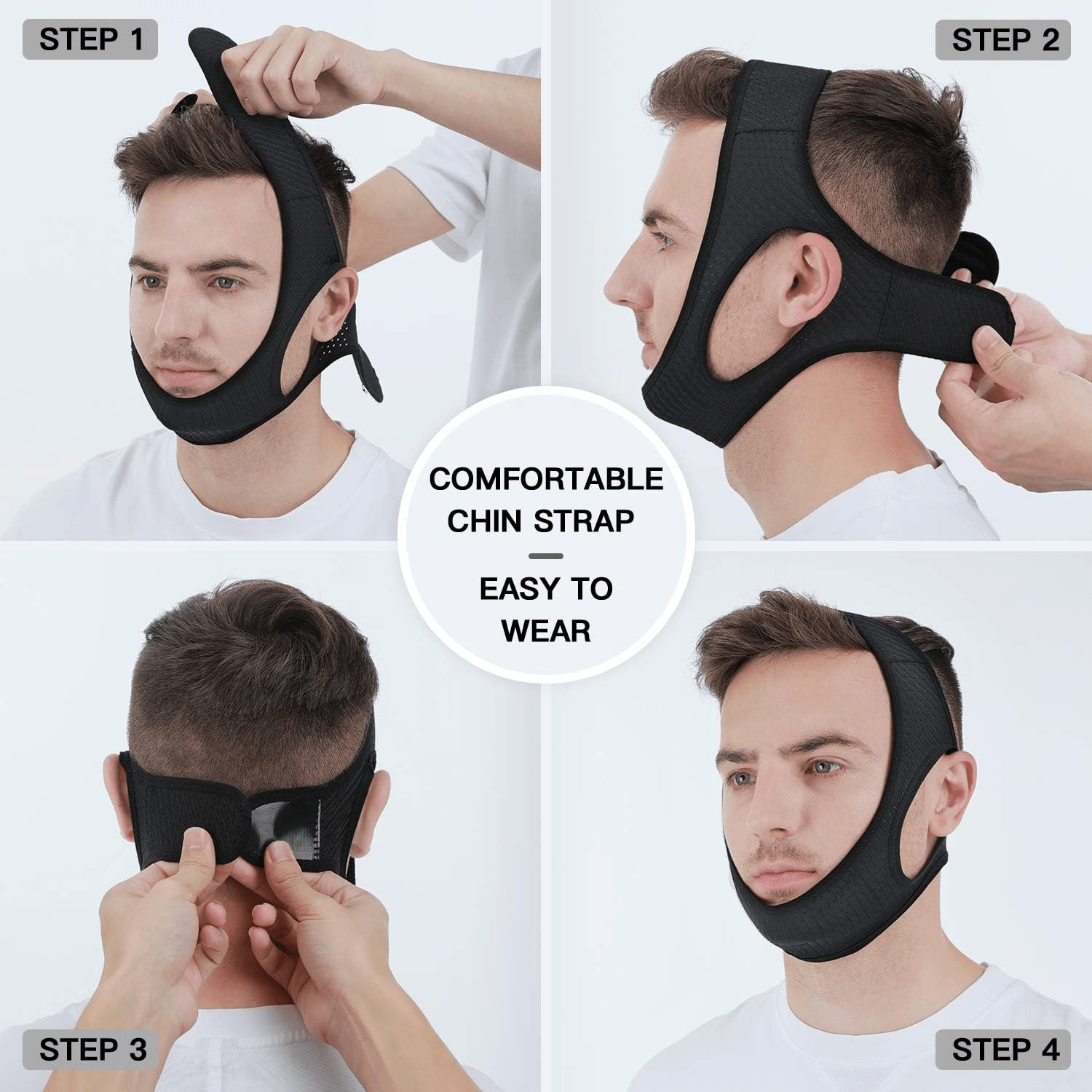 OrthoPlus - Anti-Snore Chin Strap - Effective Snoring Solution