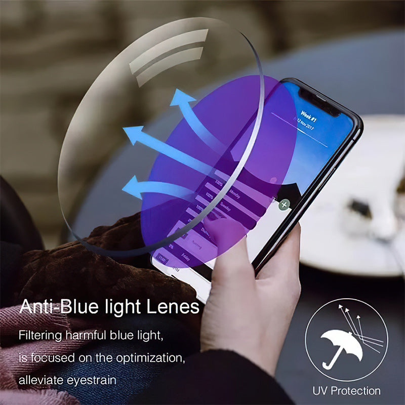 Advanced Anti-Blue Light Multifocal Reading Glasses - SapphireView