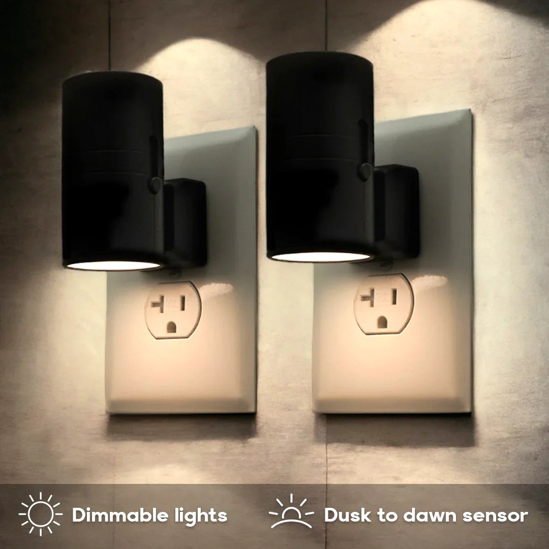 Dimmable LED Night Light to Plug In - Warm Light - AuraLight