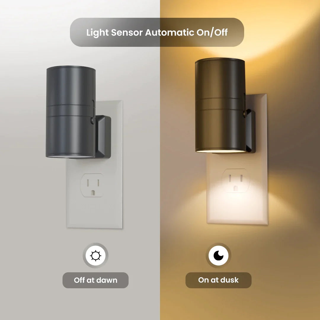 Dimmable LED Night Light to Plug In - Warm Light - AuraLight