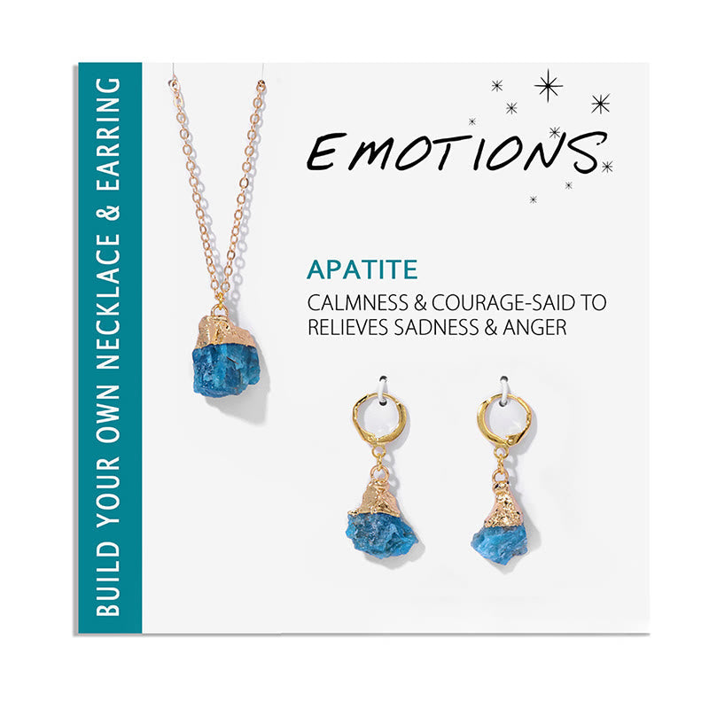 Crystal Jewellery Set Necklace and Earrings - Elara