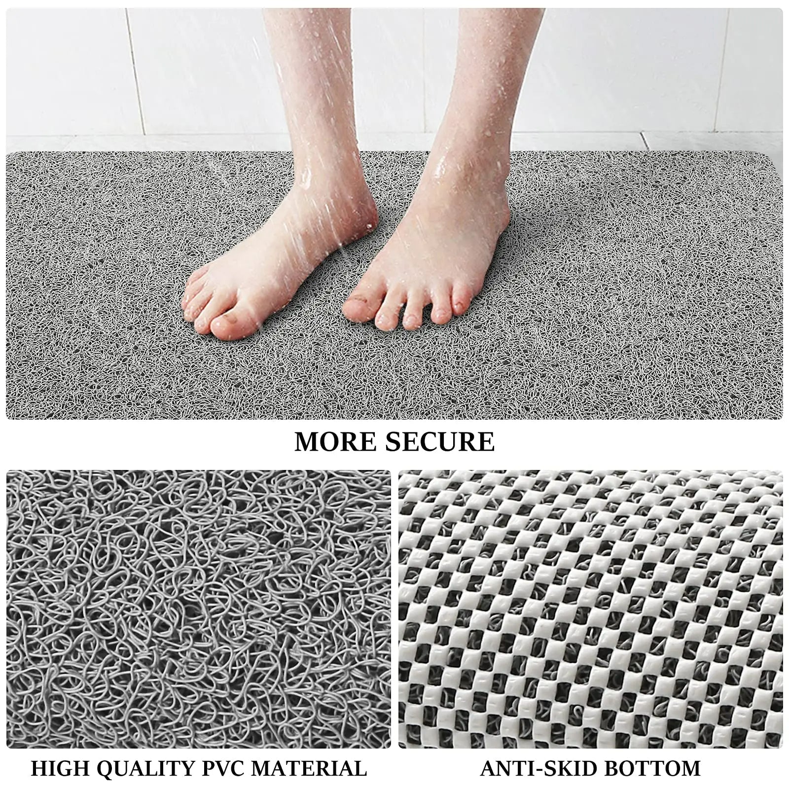 AquaSafe - Anti-Slip Shower Mat