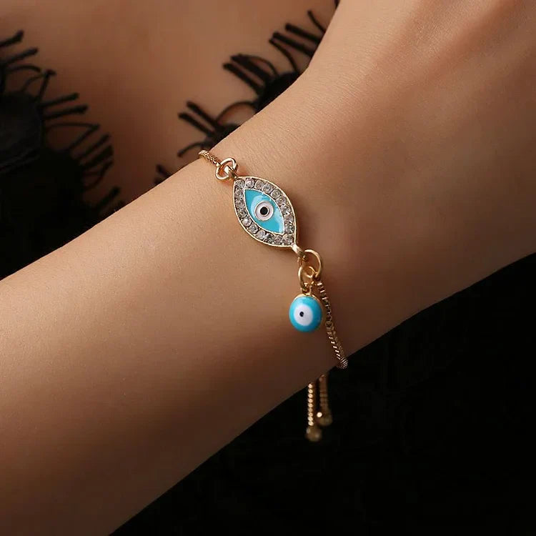 Evil Eye Bracelet in Ethno Style – Selene