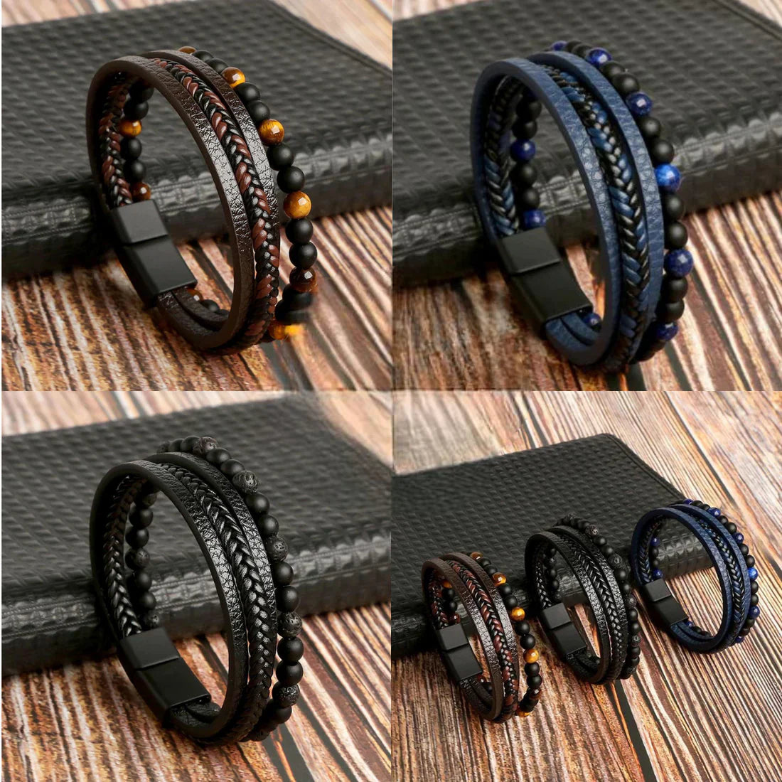 Ravi Leather Bracelet - For a Bold and Stylish Look