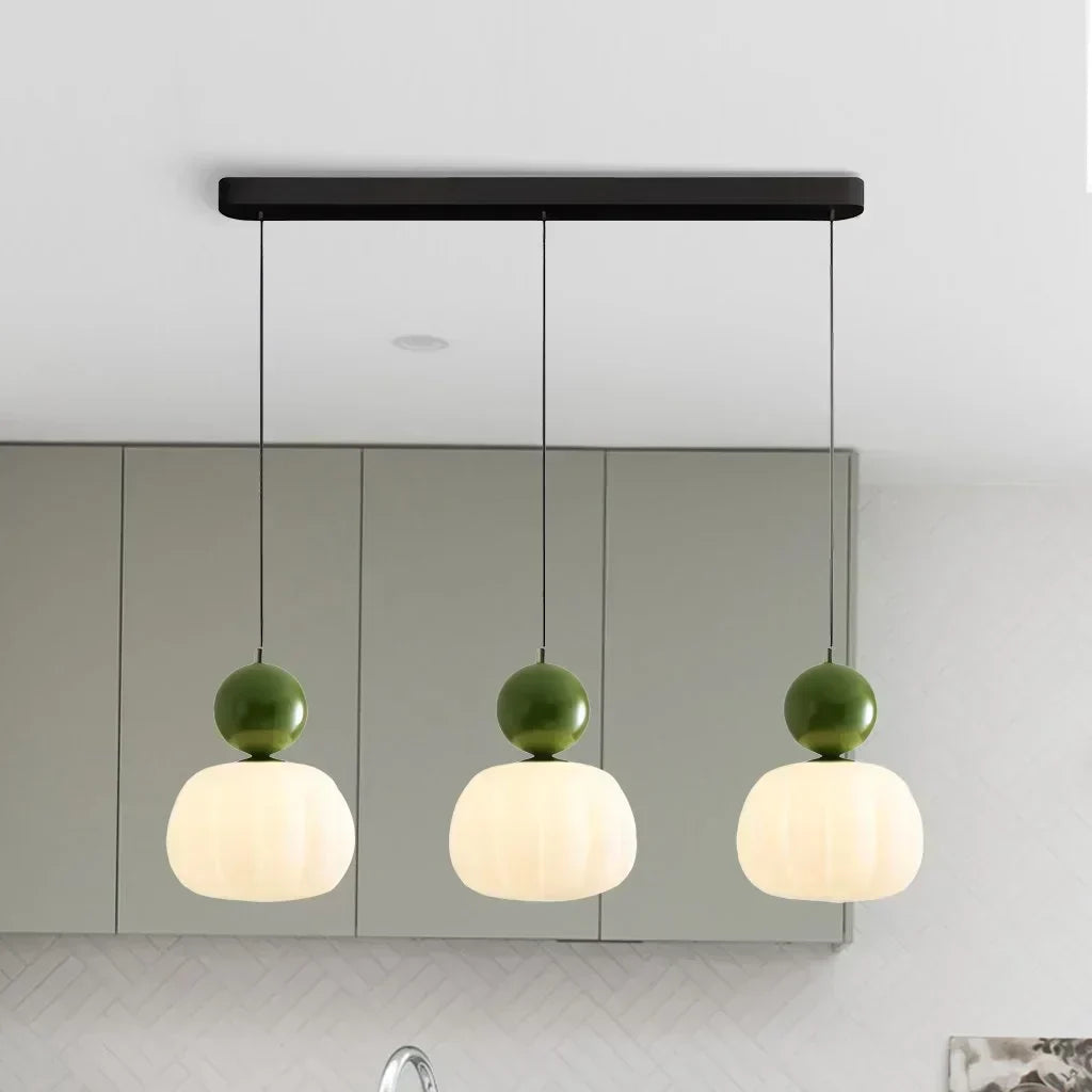 CrèmeLuma Pendant Light - Art Deco Design