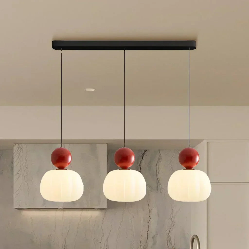 CrèmeLuma Pendant Light - Art Deco Design