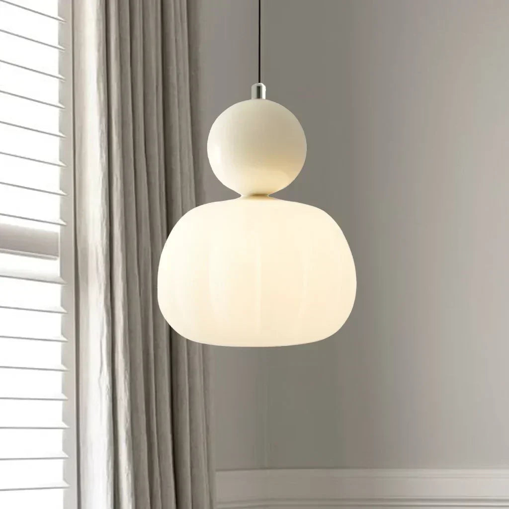 CrèmeLuma Pendant Light - Art Deco Design