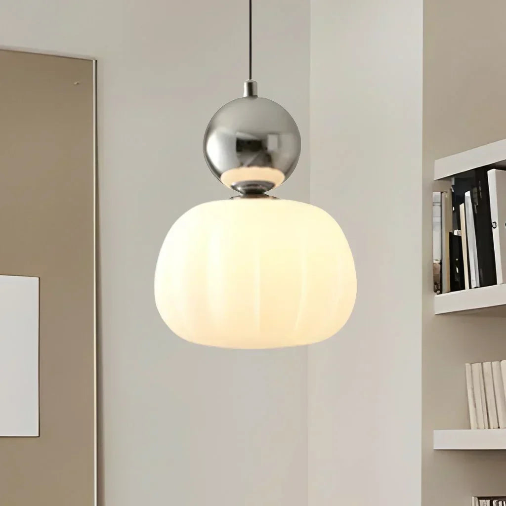 CrèmeLuma Pendant Light - Art Deco Design