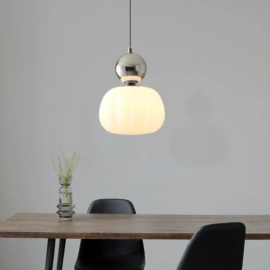 CrèmeLuma Pendant Light - Art Deco Design
