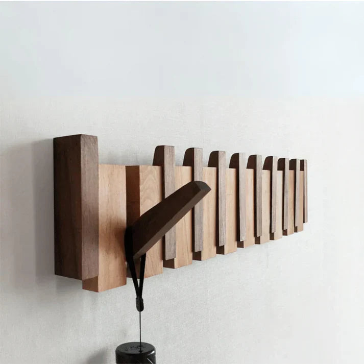 Coat Hook with Piano Design - Wooden Style