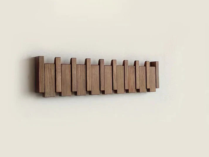 Coat Hook with Piano Design - Wooden Style