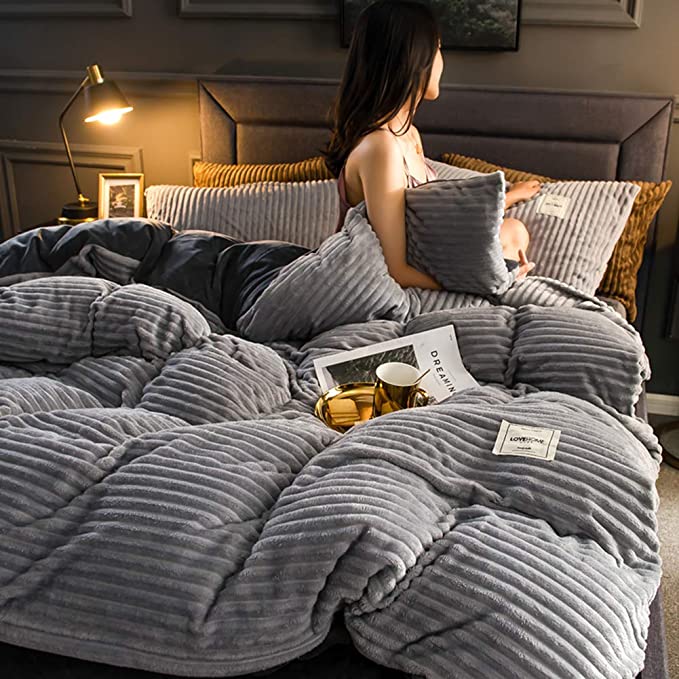 Luxury Fleece Duvet Cover - Warmth and Comfort for Winter