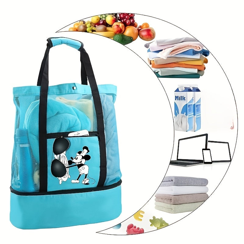Mickey Mouse Beach Bag – Lightweight and Practical with Double Layer for Extra Protection