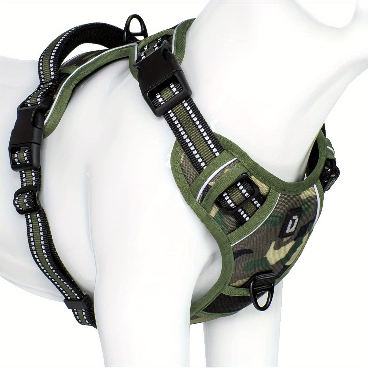 Reflective No-Pull Dog Harness – Easy Walking and Training with Handle