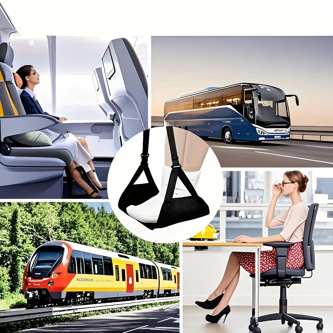 TravelEase Footrest – Comfortable Relaxation While Travelling