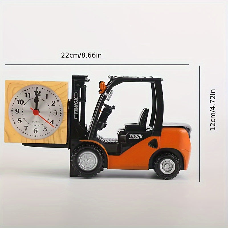 Retro Forklift Alarm Clock – Unique and Creative Design for Students and Room Decor