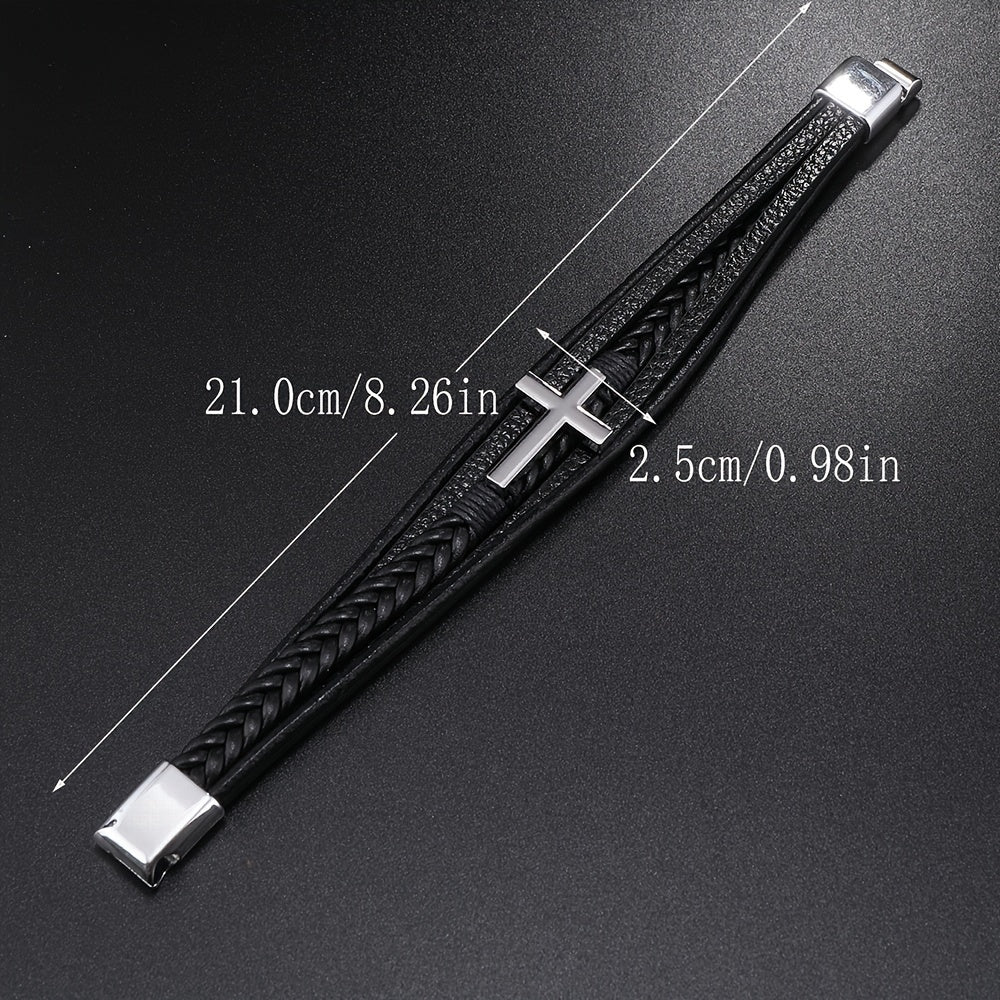 Spiritual Leather Bracelet - For the Modern Man