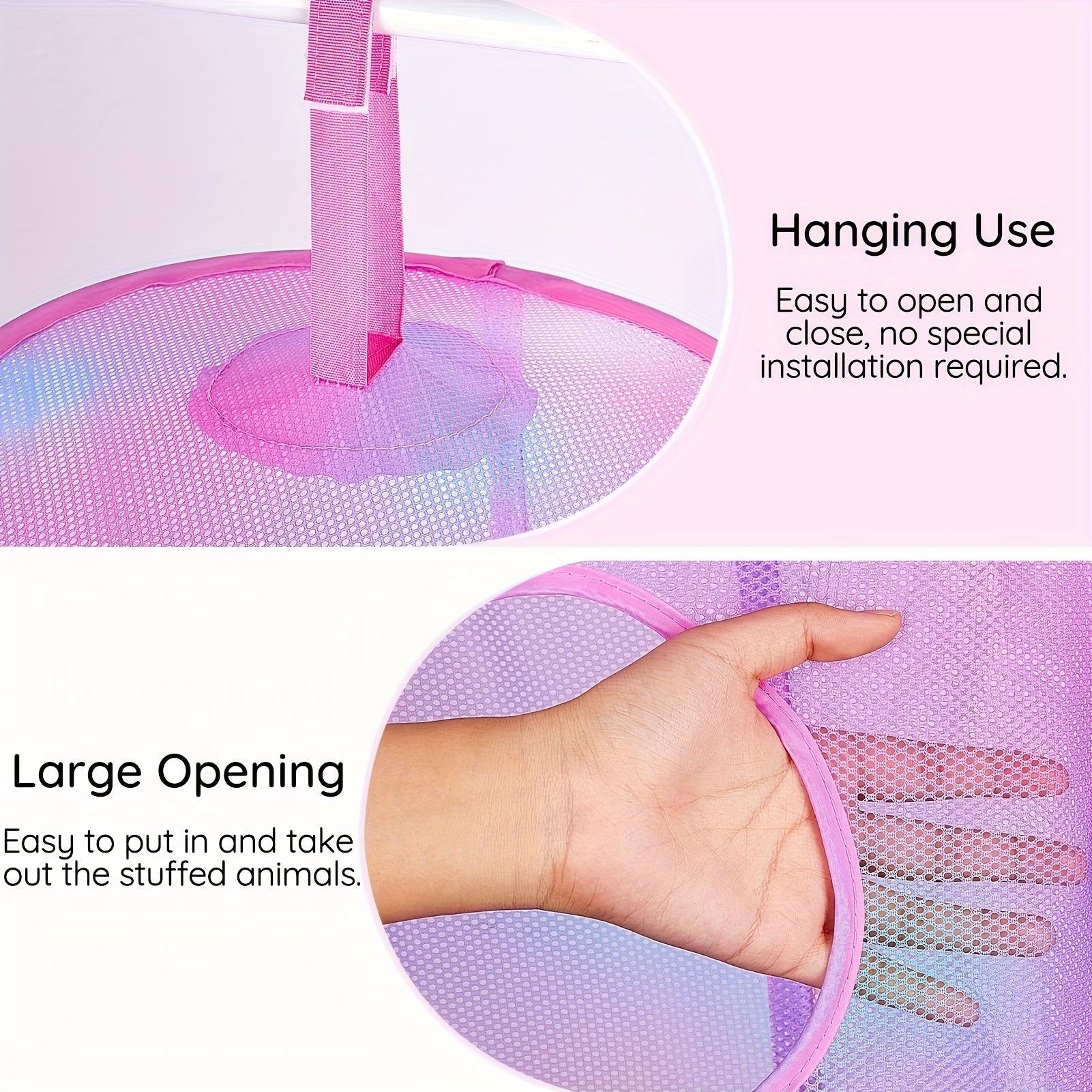 TidyTower 4-Tier Storage Net - Space-Saving and Multifunctional