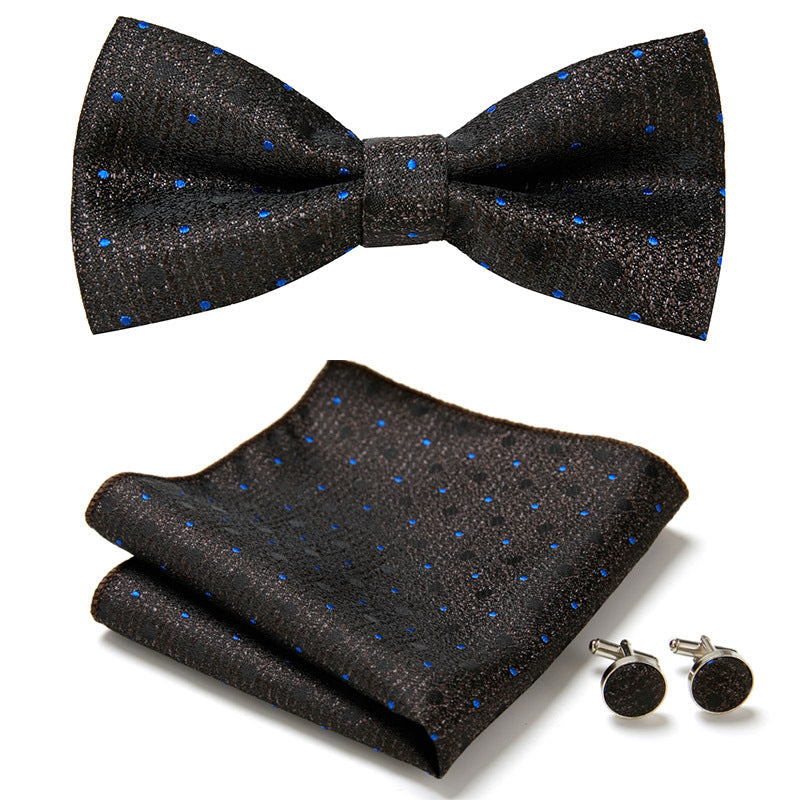 Three-Piece Set with Stylish Bow Ties