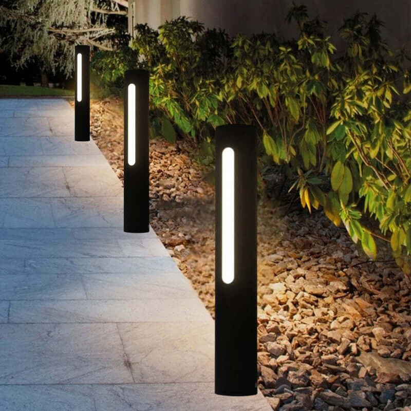 Modern LED Outdoor Wall Light - Metal & Acrylic