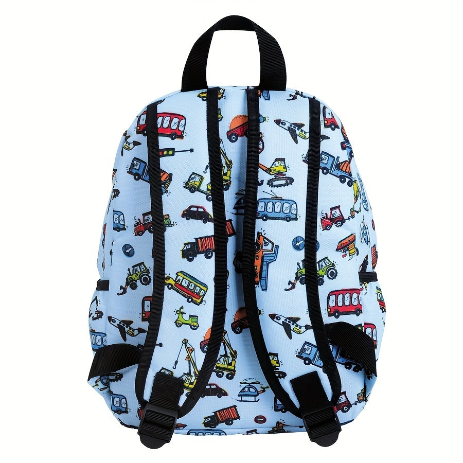 Cheerful Car Backpack for Children - For Adventurous School Days